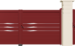 Portail aluminium CT 104