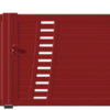 Portail aluminium contemporain semi-ajouré CT 20 gamme pavillon