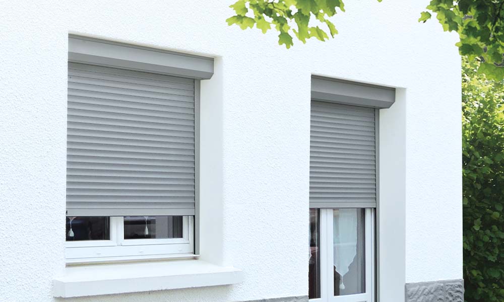 Volet roulant reno gris