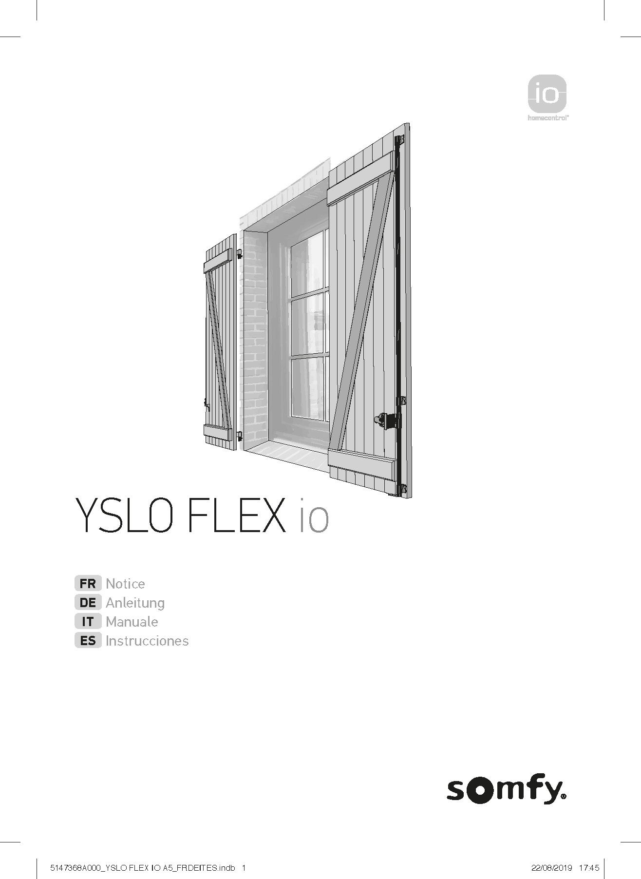 Notice de pose - Motorisation Yslo Flex IO