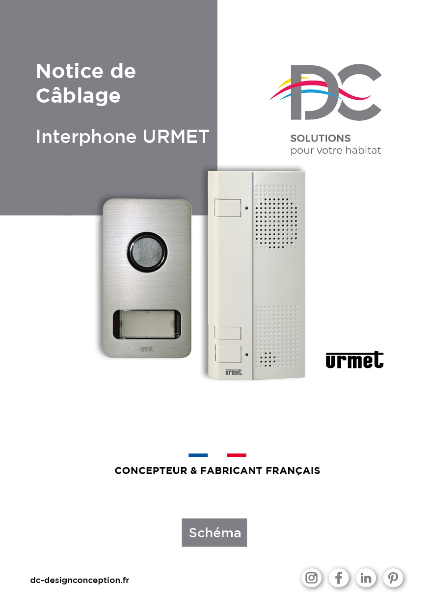 Notice branchement interphone Urmet