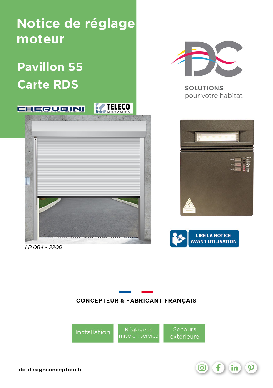 Notice de Pose - Porte de garage enroulable Pavillon
