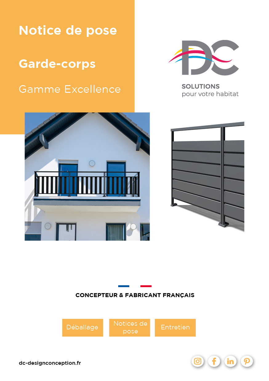 Notice Garde-corps - Excellence
