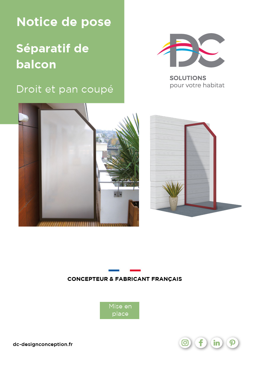 Notice - Séparatif de balcon 